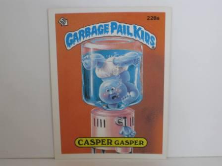 228a CASPER Gasper 1986 Topps Garbage Pail Kids Card